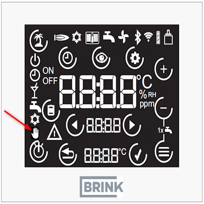 Brink touch control ekranas rankinis